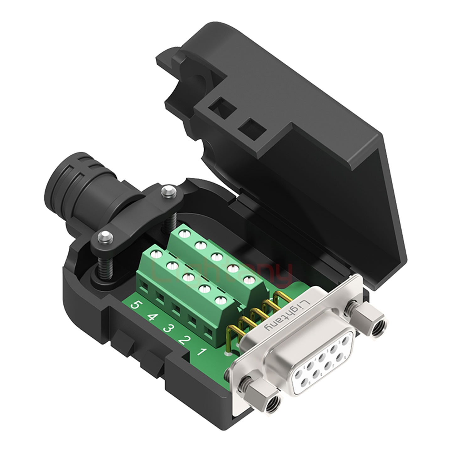 DB9 母 配螺母 白膠芯車針