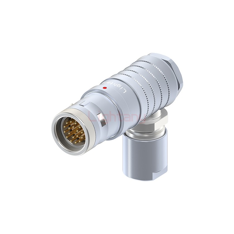 FHG.3K.018.CLAC65推拉自鎖彎式插頭